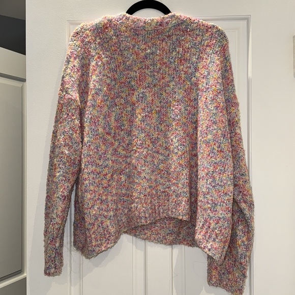 SHEIN Rainbow knit crew neck knit sweater - size L - Picture 3 of 3